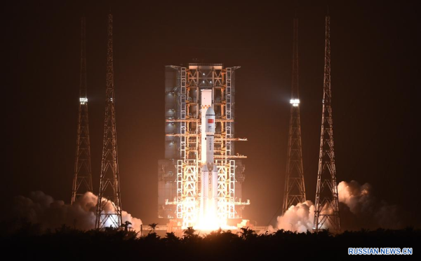 Китай запустил грузовой космический корабль "Тяньчжоу-8" для отправки грузов на космическую станцию Китай запустил грузовой космический корабль "Тяньчжоу-8" для отправки грузов на космическую станцию