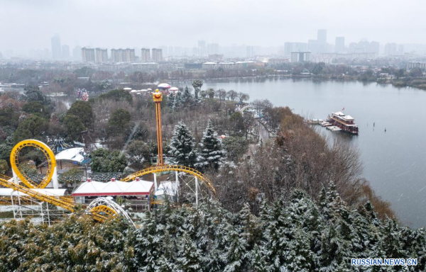 Снежные пейзажи города Куньмин